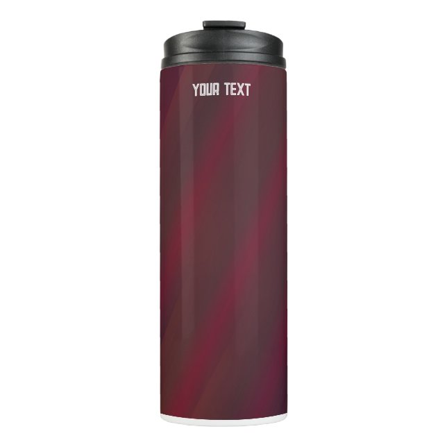 Rotes Thermalwasser Thermosbecher (Vorderseite)