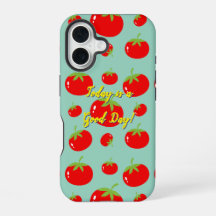 Rotes Tomatenmuster