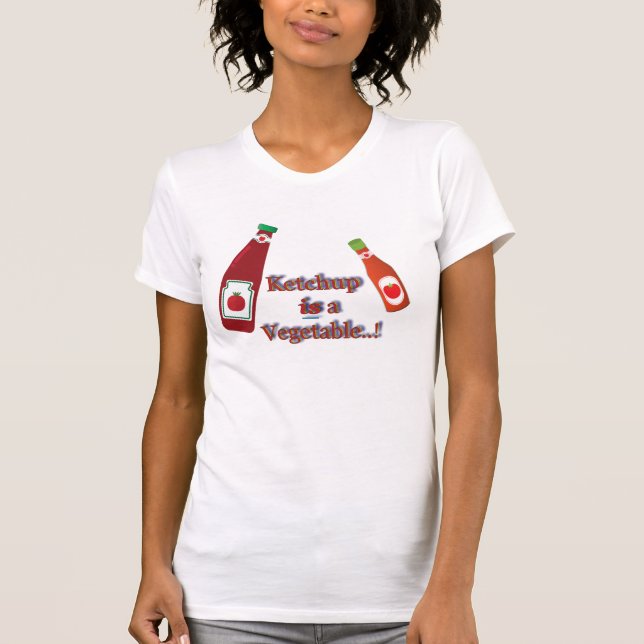 Rotes Tomato Ketchup Gemüsegarantie Spaß T-Shirt (Vorderseite)