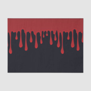 Rotes Tropfblut Tropfen Halloween-Party Seidenpapier