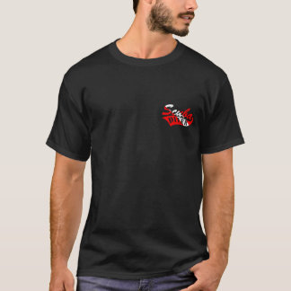 Rotes u. blaues Unterwasseratemgerät-Shirt T-Shirt