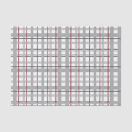 Rotes u. graues kariertes seidenpapier