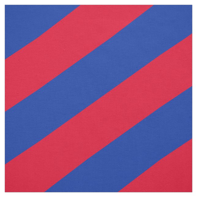 Rotes und blau gestreiftes Muster Stoff (Muster)