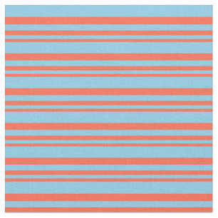 Rotes und blaues blaues Muster Stoff