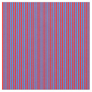 Rotes und blaues Streifenmuster Stoff