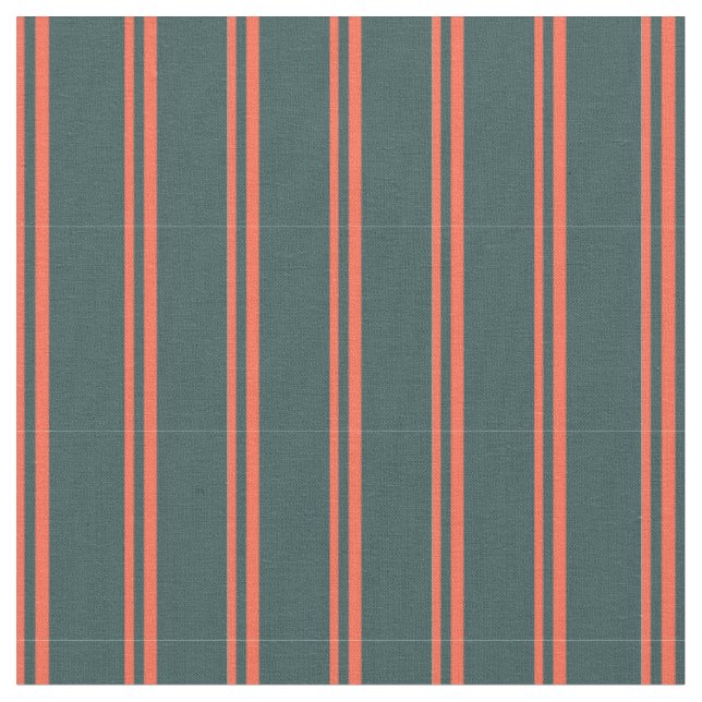 Rotes und dunkles Schiefergrau/Streifen-Muster Stoff (Nahaufnahme)