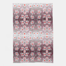 Rotes und flaches Handtuch