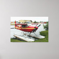 Rotes und Gelbes Flohflossen-Flugzeug, Lake Hood, 
