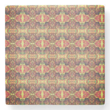 Rotes und gelbes Muster