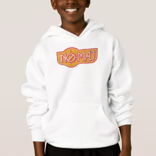 Rotes und gelbes NO-MAJ™-Abzeichen Hoodie