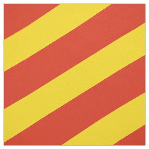 Rotes und gelbes Streifen Stoff