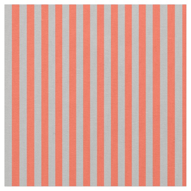Rotes und graues Muster Stoff (Nahaufnahme)