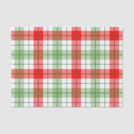 Rotes und grünes kariertes Seidenpapier