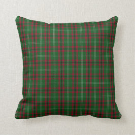 Rotes und grünes Tartan-Wurfs-Kissen Kissen