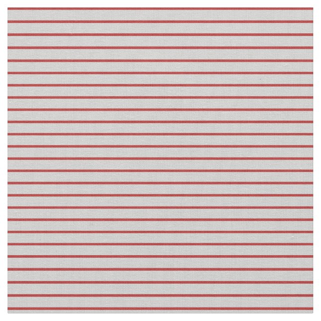 Rotes und hellgraues Streifen-/Blattmuster Stoff (Nahaufnahme)
