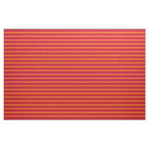 Rotes und orange Horizontal-Gestreiftes Gewebe Stoff
