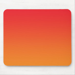 "Rotes und orange Ombre" Mousepad