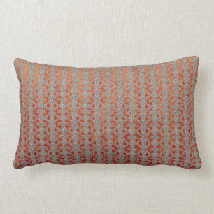 Rotes und orange Ombre Muster Lendenkissen