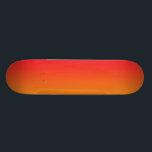 Rotes und orange Ombre Skateboard<br><div class="desc">Rote und orange Ombre Skate-Brett-Plattform</div>