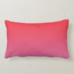 "Rotes und rosa Ombre" Lendenkissen<br><div class="desc">"Rotes und rosa Ombre" lumbales Kissen</div>