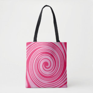 Rotes und rosa wirbelndes Muster