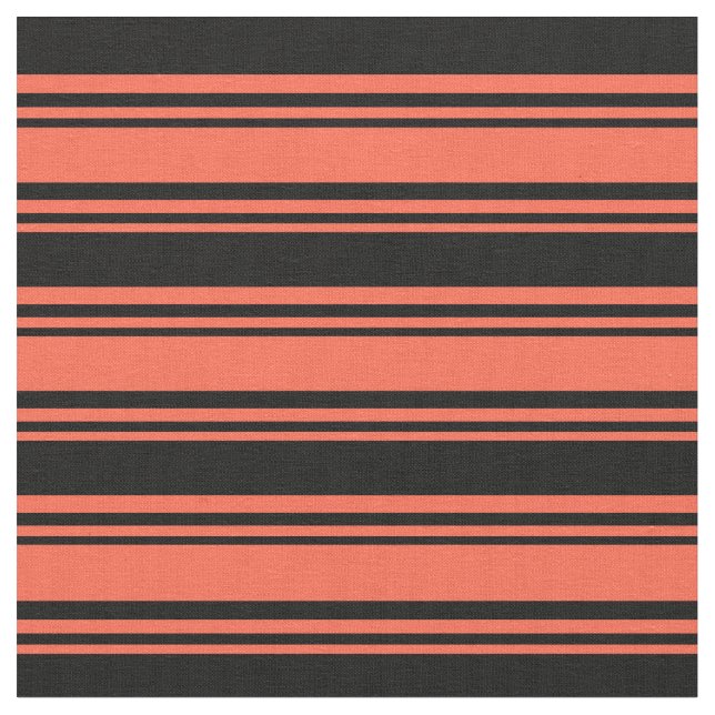 rotes und schwarz gefärbtes Muster Stoff (Nahaufnahme)