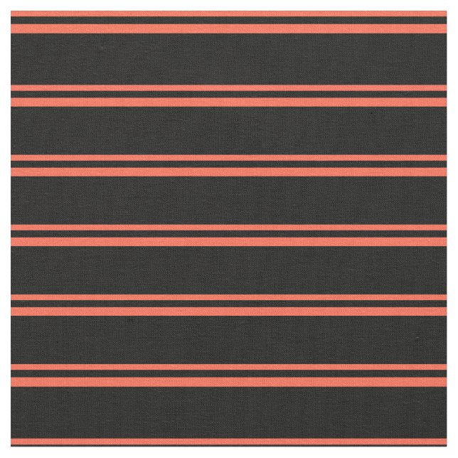 Rotes und schwarzes Farbmuster Stoff (Nahaufnahme)