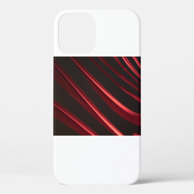Rotes und schwarzes Logo Case-Mate iPhone Hülle (Rückseite)