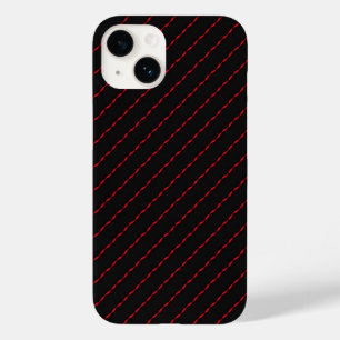 Rotes und schwarzes Muster Case-Mate iPhone 14 Hülle