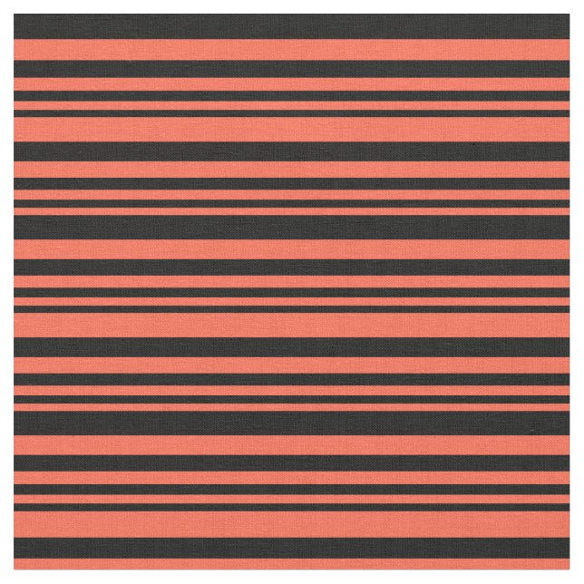 Rotes und schwarzes Muster Stoff (Nahaufnahme)
