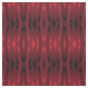 Rotes und schwarzes Zickzackmuster. Stoff