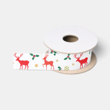 Rotes und weißes Weihnachtsfest 1,5 Zoll