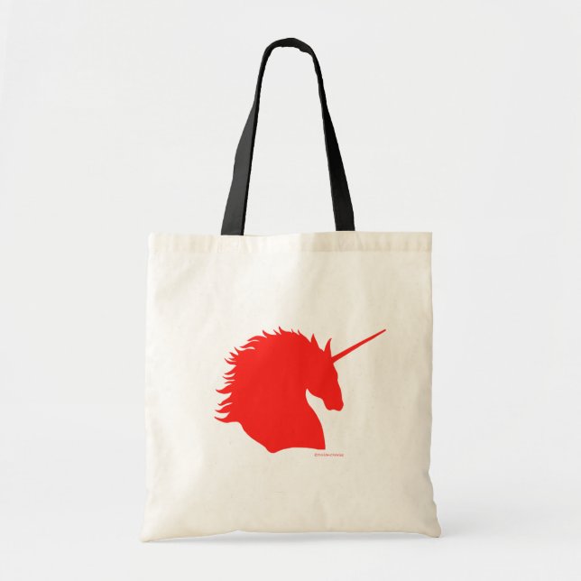 "Rotes Unicorn Sigil" Tasche (Vorne)