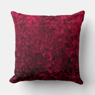 Rotes Velvet Kissen