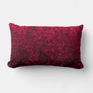 Rotes Velvet Lendenkissen