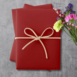 Rotes Velvet, Solid Color | Classic | elegant Geschenkpapier Set