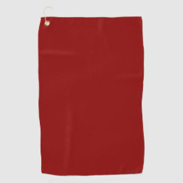 Rotes Velvet, Solid Color | Classic | elegant Golfhandtuch