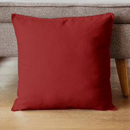 Rotes Velvet, Solid Color | Classic | elegant Kissen