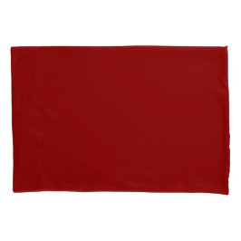 Rotes Velvet, Solid Color | Classic | elegant Kissenbezug