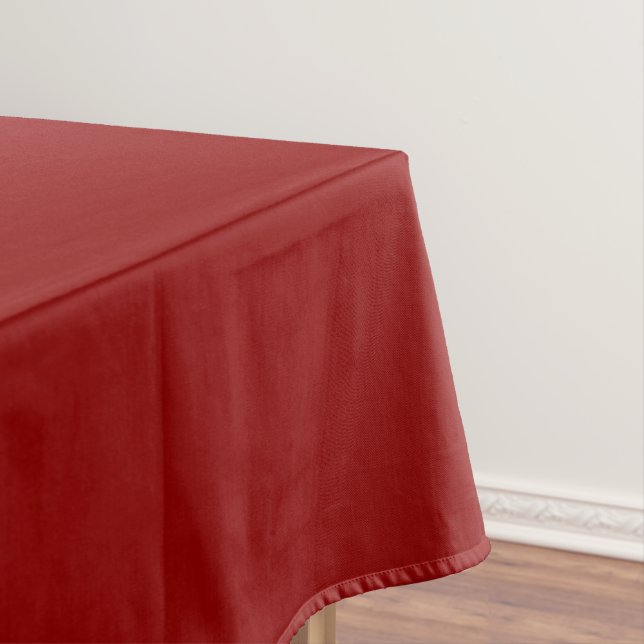 Rotes Velvet, Solid Color | Classic | elegant Tischdecke (Beispiel)