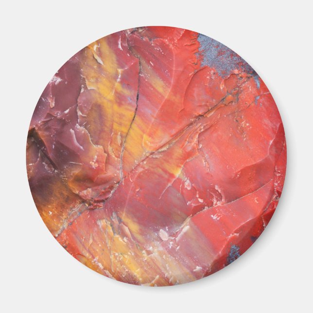 Rotes versteinertes Holz, Arizona Magnet (Vorne)