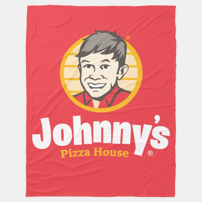 Rotes Vlies Fleecedecke (Vorderseite)