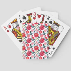 Rotes Wasser - Blume Spielkarten