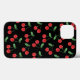 Rotes Wasserfarbenkirschen Fruchtmuster Case-Mate iPhone Hülle (Back (Horizontal))