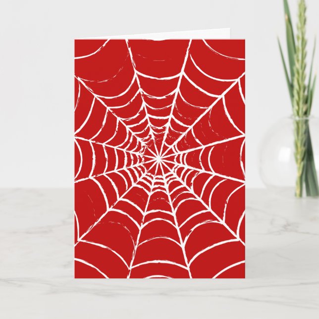 Rotes Web Karte (Vorderseite)