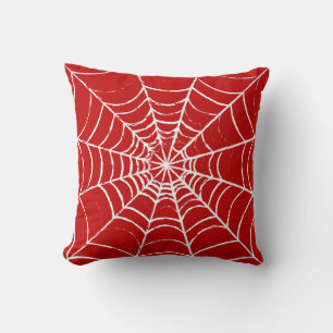 Rotes Web Kissen