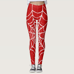 Rotes Web Leggings