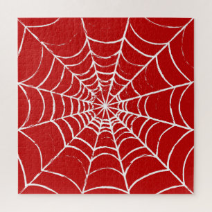 Rotes Web Puzzle