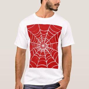 Rotes Web T-Shirt
