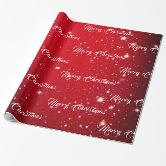 Rotes Weihnachtsfest Geschenkpapier